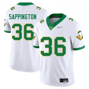 Men Atticus Sappington White The Ducks #36 Player Jersey 159117-234