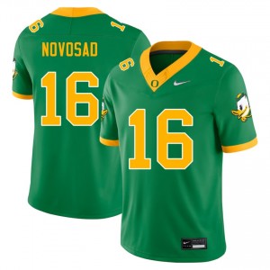 Men Austin Novosad Green The Ducks #16 University Jerseys 295582-238