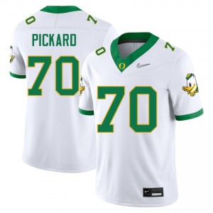 Men Charlie Pickard White UO #70 University Jerseys 890214-965