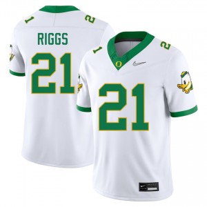 Men Da'Jaun Riggs White Oregon Ducks #21 Alumni Jerseys 379024-531