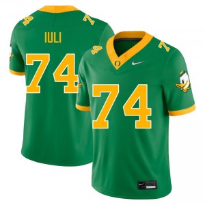 Men Dave Iuli Green University of Oregon #74 2025-26 Jersey 293079-937