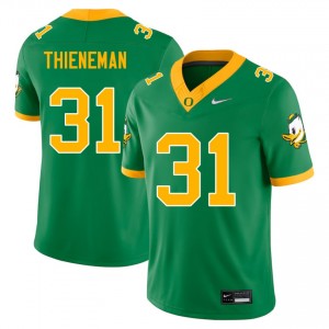 Men Dillon Thieneman Green UO #31 Game Jerseys 771998-773