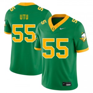 Men Douglas Utu Green The Ducks #55 High School Jerseys 401624-819