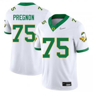 Men Emmanuel Pregnon White The Ducks #75 Player Jerseys 880576-448