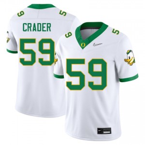 Men Fox Crader White The Ducks #59 Embroidery Jersey 958598-799