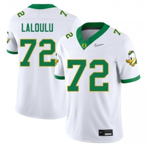 Men Iapani Laloulu White Oregon #72 Limited Jersey 754751-343