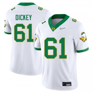 Men JaJuan Dickey White UO #61 Stitched Jerseys 330601-460