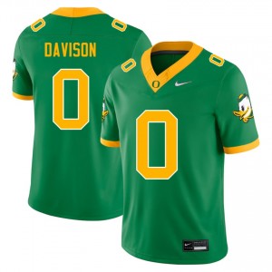 Men Jordon Davison Green University of Oregon #0 Official Jerseys 940625-349