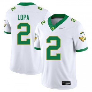 Men Kingston Lopa White The Ducks #2 NCAA Jersey 633945-331