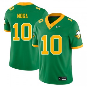 Men Luke Moga Green Ducks #10 High School Jersey 572248-474
