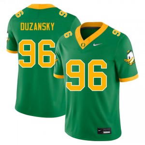 Men Nick Duzansky Green Ducks #96 High School Jersey 157096-168