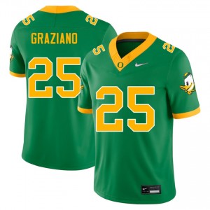 Men Rocco Graziano Green The Ducks #25 University Jerseys 773823-908