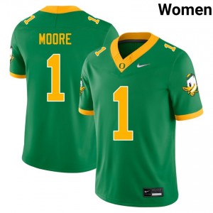 Women Dakorien Moore Green University of Oregon #1 2025-26 Jersey 441692-122