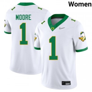 Women Dakorien Moore White UO #1 Game Jerseys 253985-949