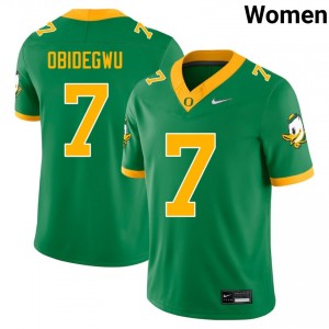 Women Ify Obidegwu Green UO #7 2025 Jersey 263206-727
