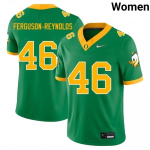 Women James Ferguson-Reynolds Green Oregon Ducks #46 University Jersey 428057-373