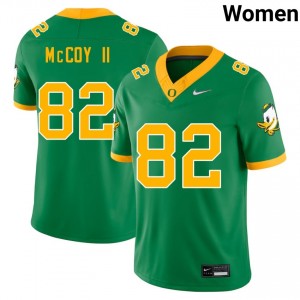 Women Nathan McCoy II Green Oregon Ducks #82 Official Jerseys 629221-238