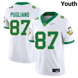 Youth A.J. Pugliano White The Ducks #87 Limited Jersey 556285-277