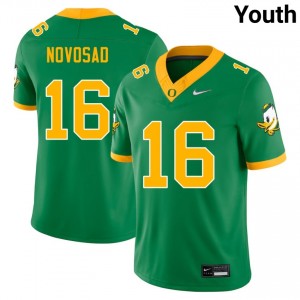 Youth Austin Novosad Green University of Oregon #16 Stitched Jerseys 137836-855