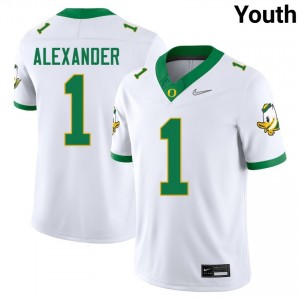 Youth Bear Alexander White Oregon #1 2025 Jerseys 161776-186