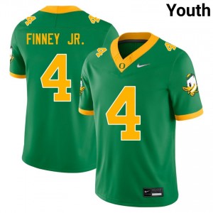 Youth Brandon Finney Jr. Green University of Oregon #4 2025-26 Jersey 468505-454