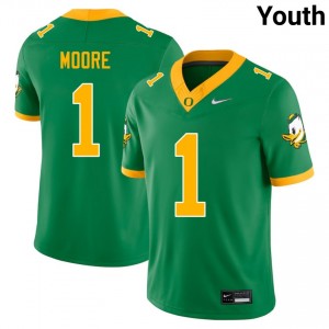 Youth Dakorien Moore Green The Ducks #1 Alumni Jerseys 251394-838