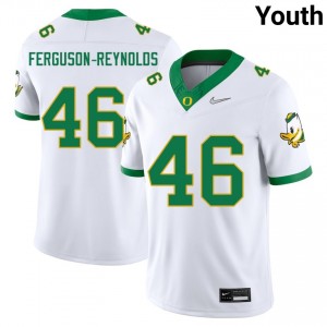 Youth James Ferguson-Reynolds White Ducks #46 Replica Jerseys 223516-294