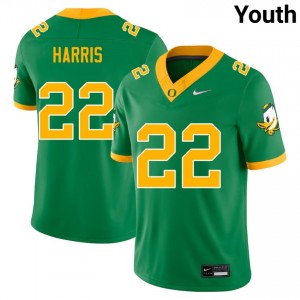 Youth Jay Harris Green The Ducks #22 Game Jerseys 347344-397