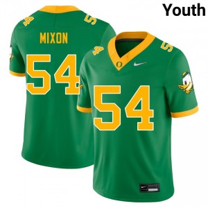 Youth Jerry Mixon Green Ducks #54 Limited Jersey 984166-491