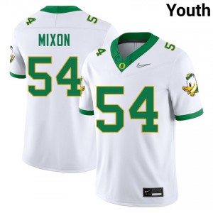 Youth Jerry Mixon White Oregon #54 Player Jerseys 577050-745