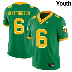 Youth Noah Whittington Green Oregon #6 2025-26 Jersey 682257-206