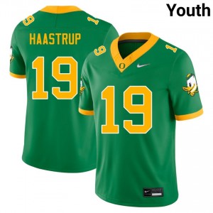 Youth Tobi Haastrup Green UO #19 Player Jersey 342413-448