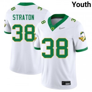 Youth Will Straton White Ducks #38 Player Jerseys 898981-301