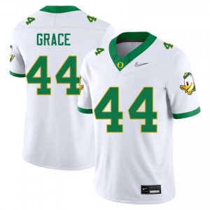 Men Zach Grace White UO #44 Replica Jersey 622275-552